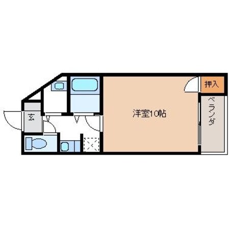 エントレ流町の物件間取画像